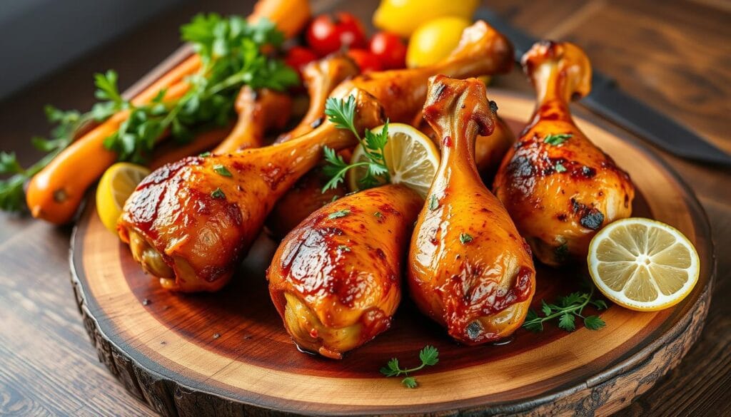 pilons de poulet au four