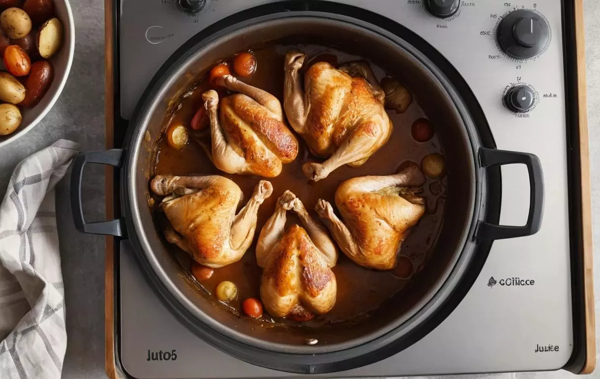 méthode pour cuire un filet de poulet à basse température, avec des conseils pour garantir une viande tendre et juteuse