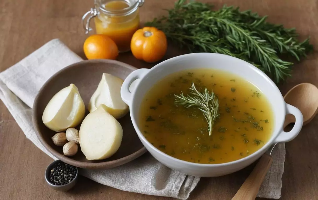 Un plat de boeuf bourguignon mijoté dans une cocotte,