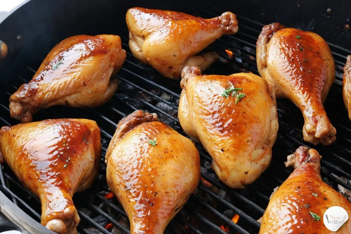 Le barbecue est parfait pour cuire vos pilons de poulet marinés