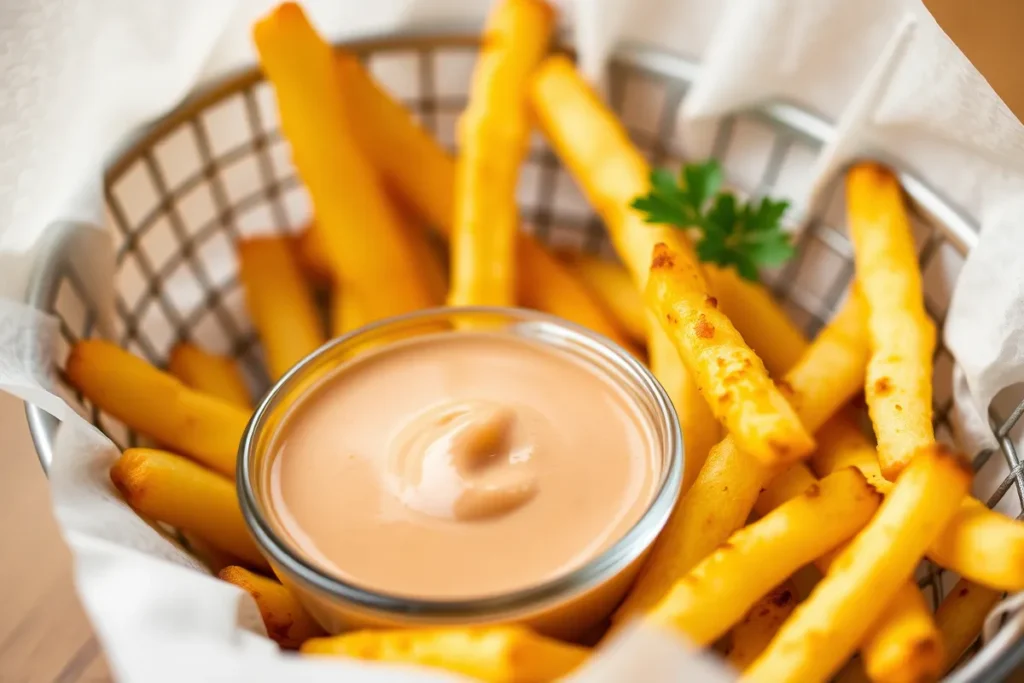 Frites dorées à la graisse de boeuf