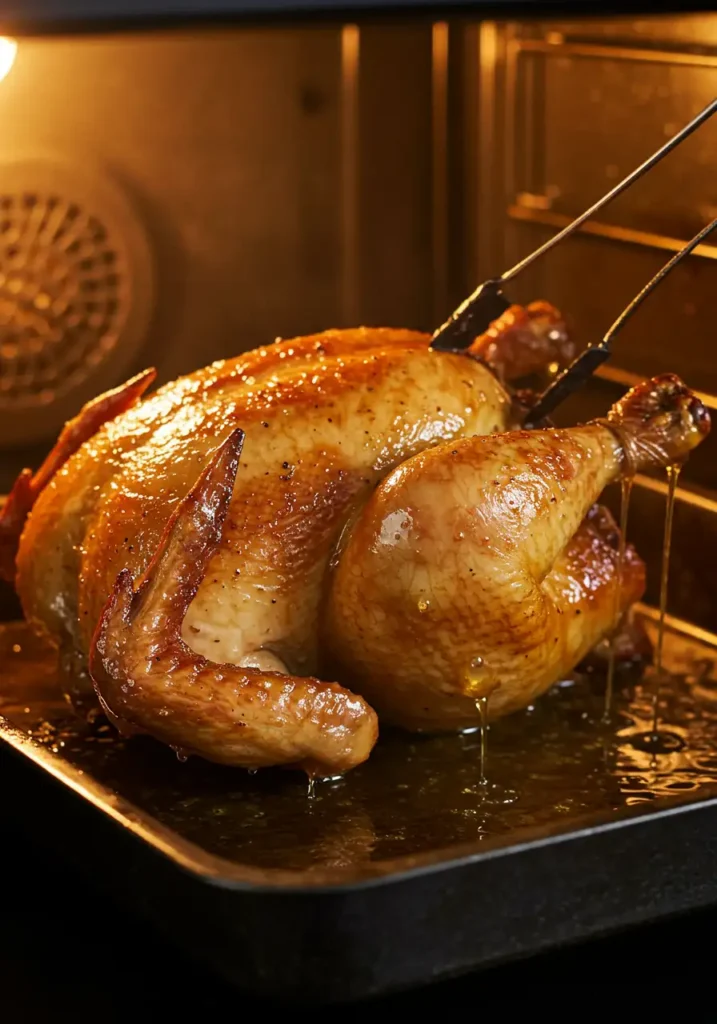 cuisson poulet rôti halal au four