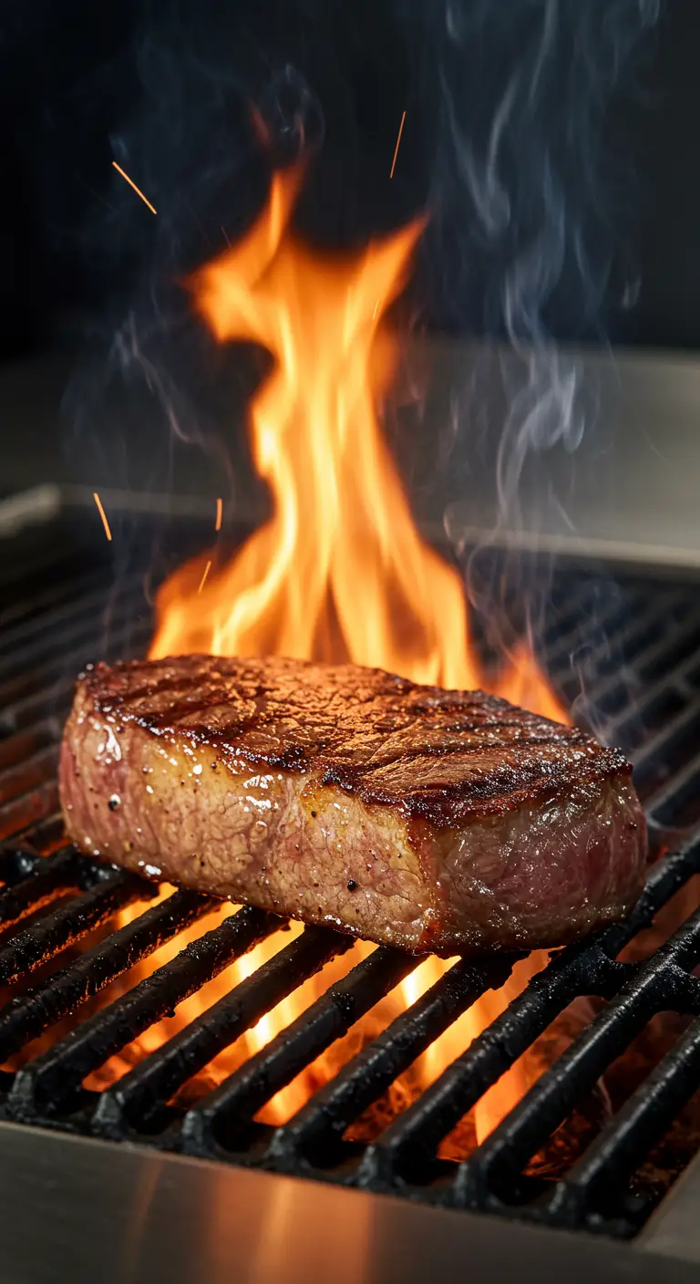 Côte de bœuf barbecue Côte de bœuf au barbecue avec croûte fumée