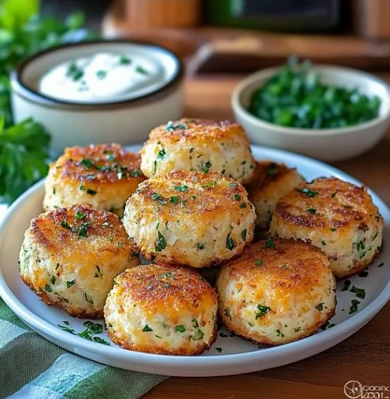 Croquettes de thon aux herbes fraîches prêtes à déguster