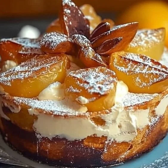 Fondant aux pommes et mascarpone, un délicieux dessert moelleux aux pommes