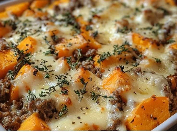 Gratin de haché et patate douce, plat réconfortant et savoureux