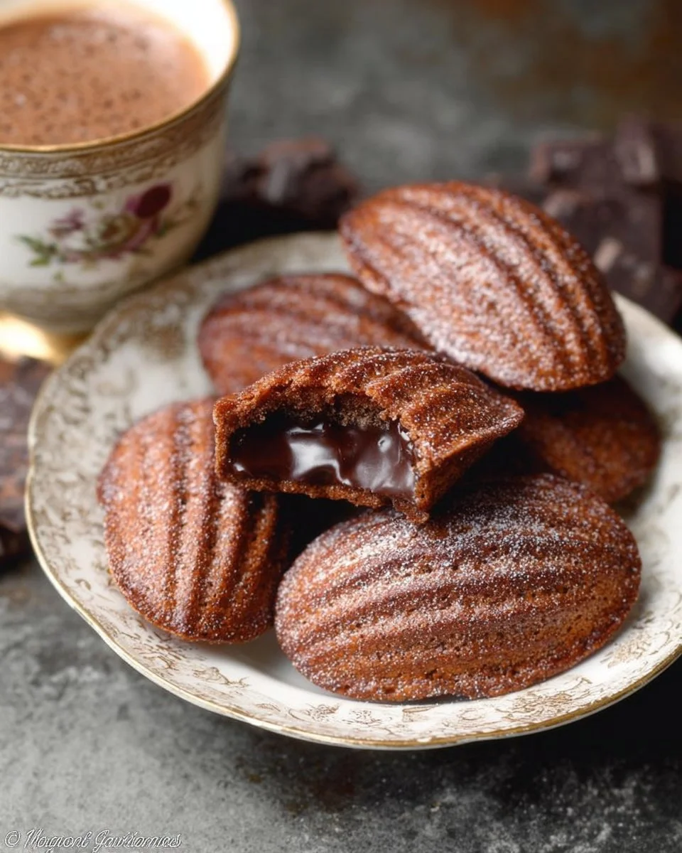 Madeleines chocolat façon coulant : un délice gourmand au chocolat