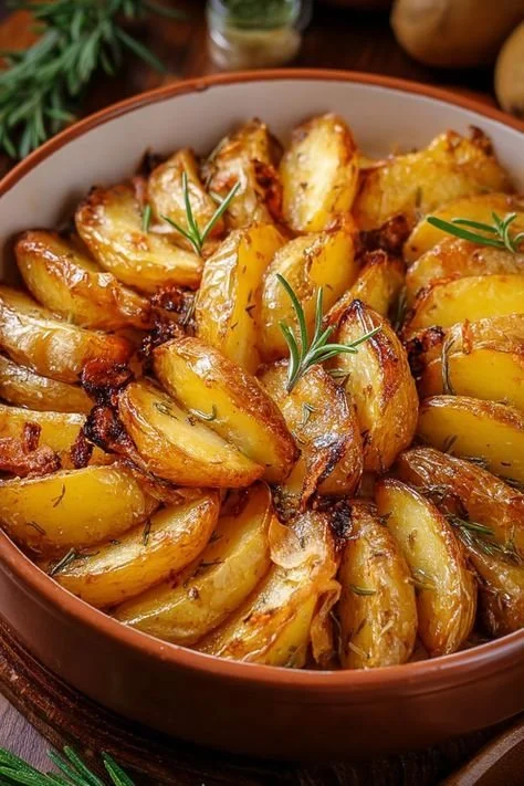 Pommes de terre dorées au four croustillantes et savoureuses