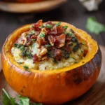 Potimarrons Farcis, un plat de courge savoureux et réconfortant