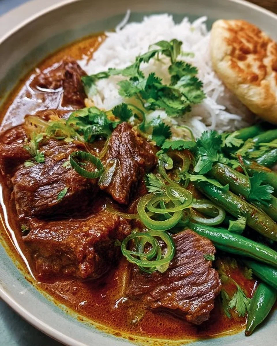 Recette de curry de bœuf mijoté savoureux et réconfortant