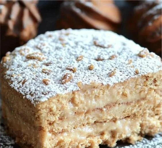 Succès Praliné: un dessert élégant au praliné et chocolat, irrésistible en goût.