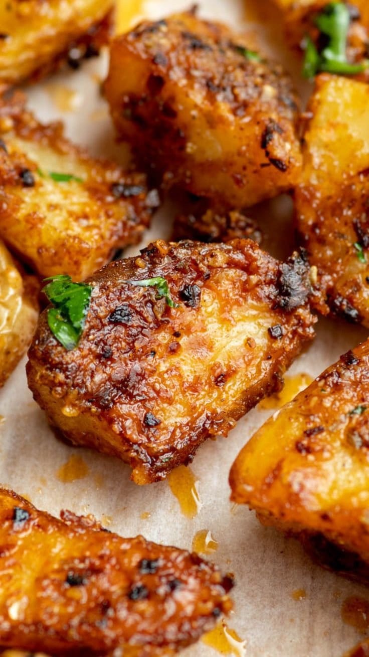 Potatoes with Garlic and Parmesan