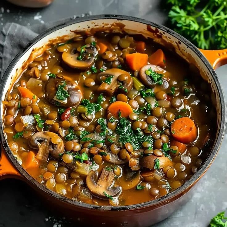 Ragoût Lentilles Champignons