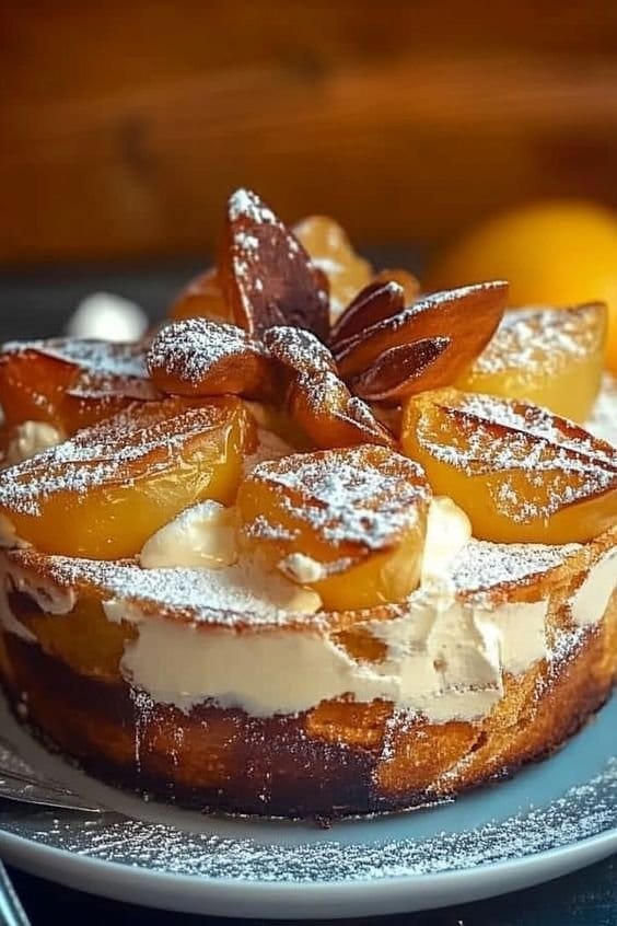 Fondant aux Pommes et Mascarpone