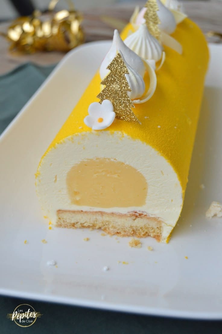 Bûche façon tarte au citron