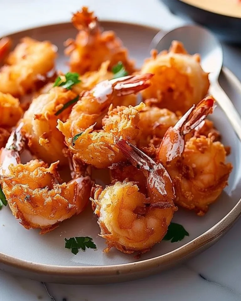 Beignets de crevettes croustillants, apéritif savoureux et doré