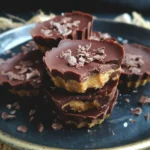 Cups croustillantes au chocolat et au beurre de cacahuète maison