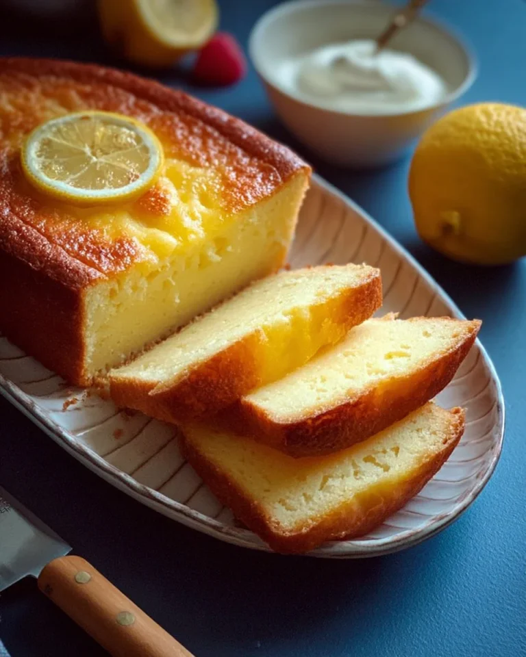 Gâteau au Yaourt et Citron, un dessert moelleux et savoureux