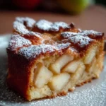 Moelleux aux pommes de grand-mère, un dessert moelleux et savoureux fait maison.