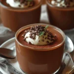 Mousse chocolat aux trois chocolats, dessert gourmand et crémeux
