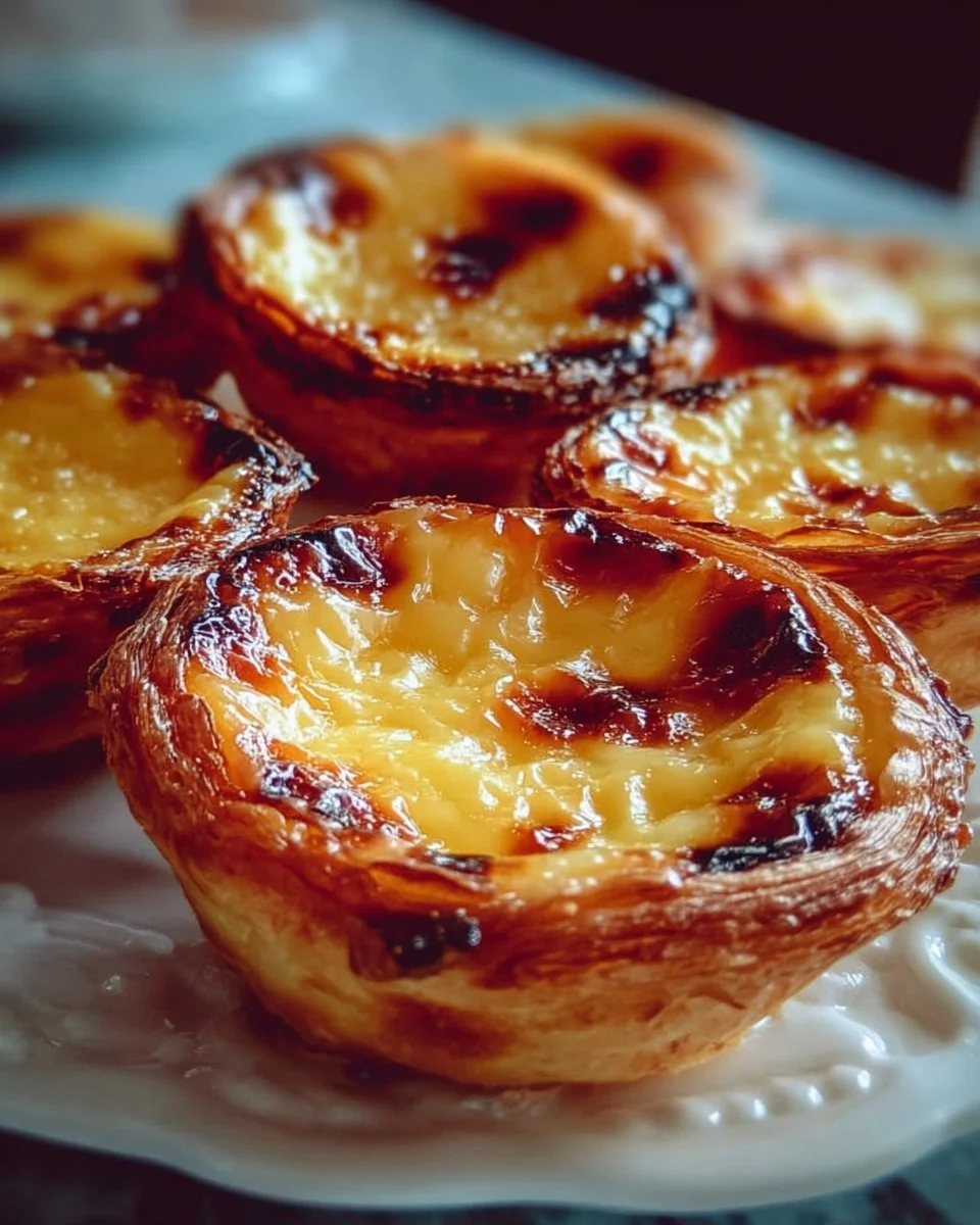Pastéis de Nata - Pâtisseries portugaises crémeuses et croustillantes