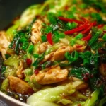 Sauté de Poulet au Chou Chinois - plat savoureux et équilibré