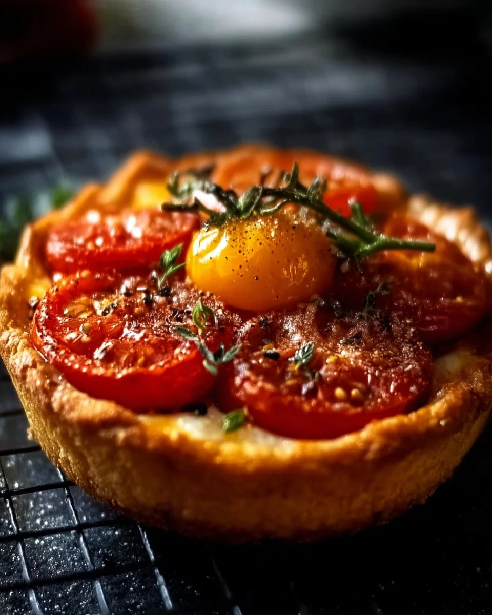 Tarte tomate express savoureuse et facile à préparer avec des ingrédients frais.