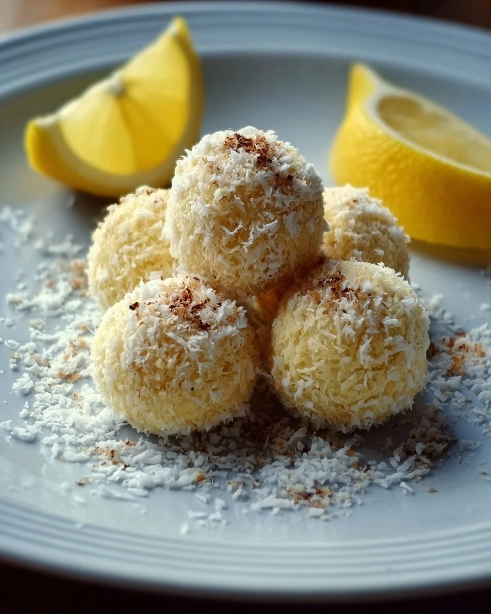 Truffes au citron gourmandise rapide, délicieuses et faciles à préparer.