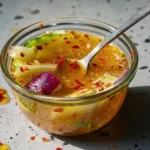 Recette de vinaigrette maison avec ingrédients frais et naturels