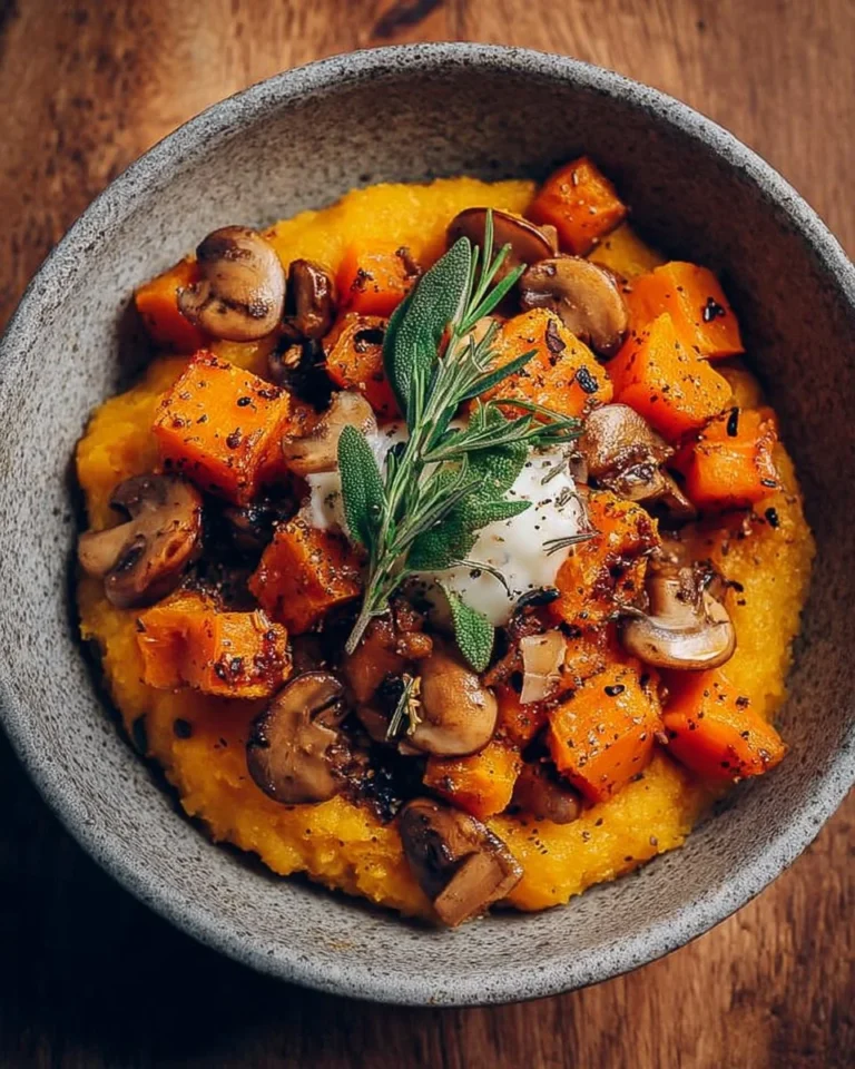 Winter Bowl à la courge butternut, plat réconfortant d'hiver