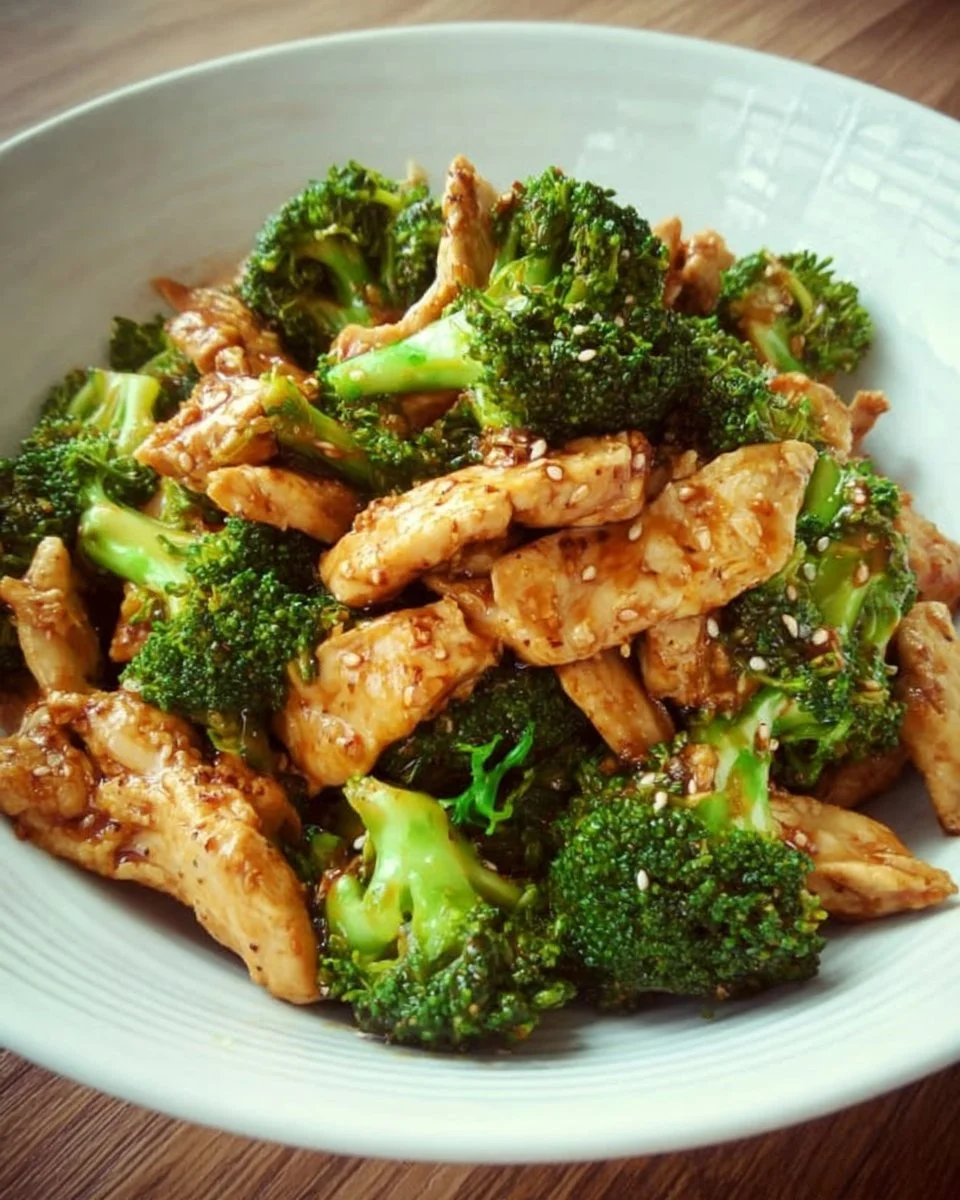 Plat de Poulet au Brocoli savoureux et sain