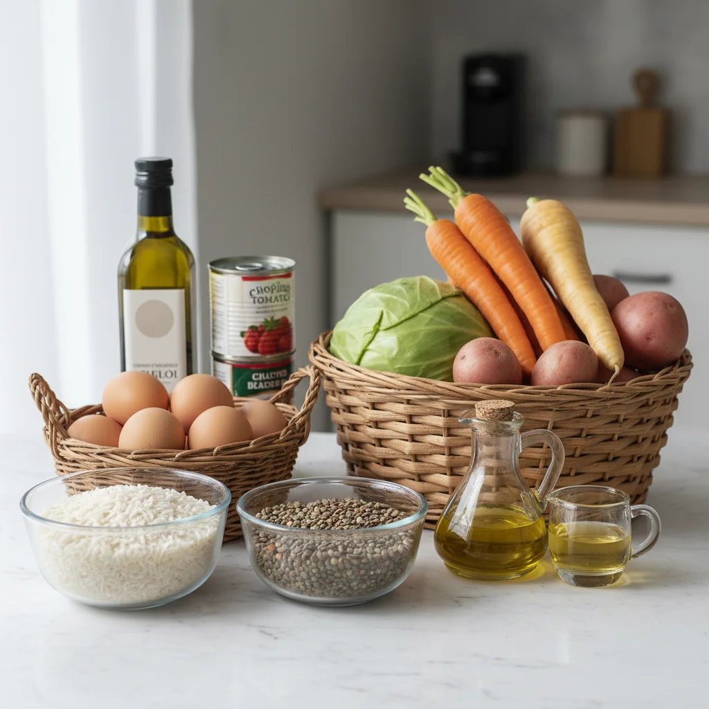 Ingrédients de base économiques pour recettes anti-crise face à l'inflation alimentaire